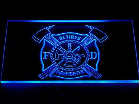 Fire Department Retired Fire Fighter LED Neon Sign